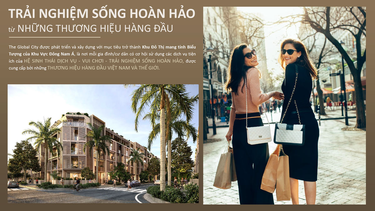 Tiện ích khu căn hộ Global city